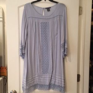 NWT Chelsea & Theodore crochet dress with slip